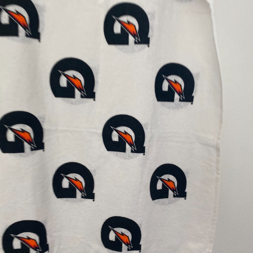 Lot De 4 Serviettes De Sport Gatorade Blanches 21,5x38 Cm - Logo - Neuf