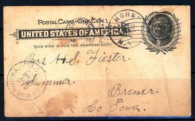 USAstamps Used US 1902 Nice Very Old Postcard 