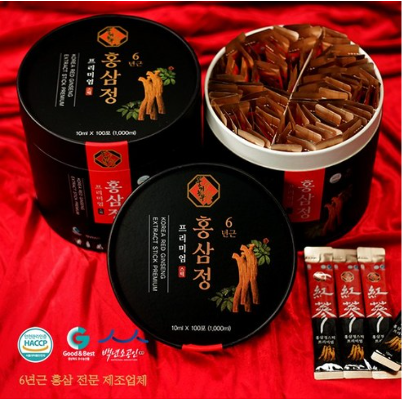 [Punggi] Korea Red Ginseng Extract Stick Premium 10ml * 100 sticks