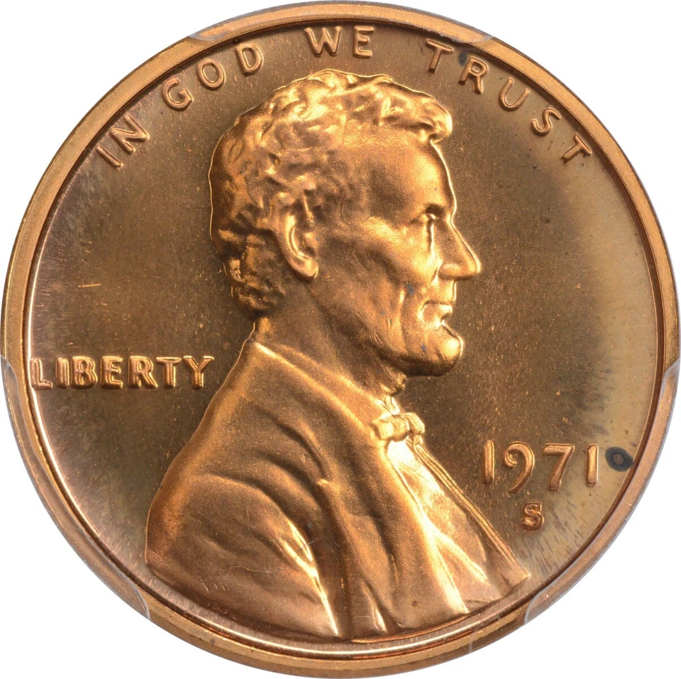 1971-S Lincoln Cent DDO FS-101 PR67RD PCGS - Image 2 of 3