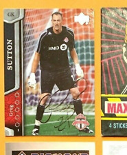 GREG SUTTON Toronto FC 2007 Upper Deck Soccer SIGNED / AUTOGRAPH Card