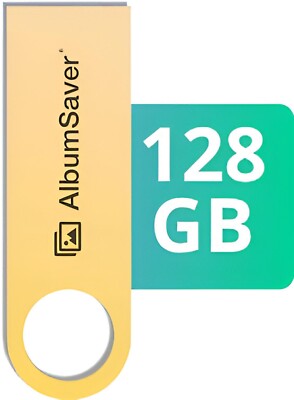 ALBUMSAVER USB Drive Back up ALL your Photos with just ONE CLICK!