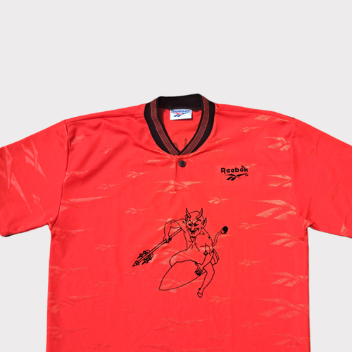 Reebok Tshirt Vintage 90S 2 Pzartlehrbtl 95 Taille XL - Photo 2 sur 7