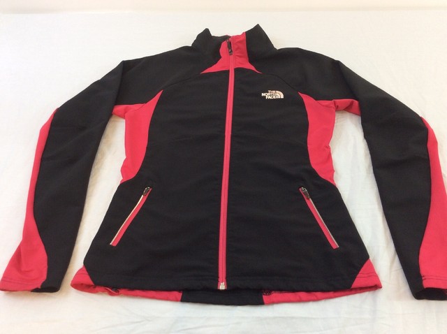 the north face black and pink jacket