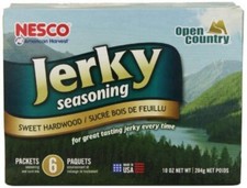 Sweet Hardwood Jerky Seasoning and Cure 10 Ounce Pack Makes 6 Pounds of Jerky