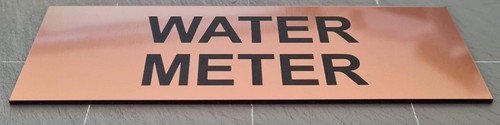 Water Meter Sign Plaque Cupboard Utility Room Shed - Picture 66 of 230