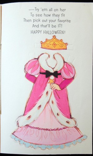 Paper Doll Greeting Card - To a Sweet Granddaught - A Halloween Doll 1971 - Picture 3 of 4