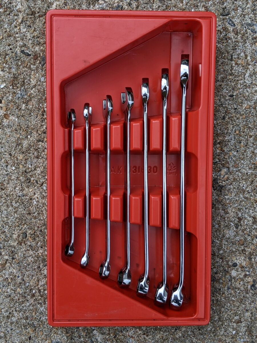 Snap-On 7 Piece Combination SAE Speed Wrench Set 5/16”-3/4 Snap-On 7 Piece Combination SAE Speed Wrench Set 5/16”-3/4