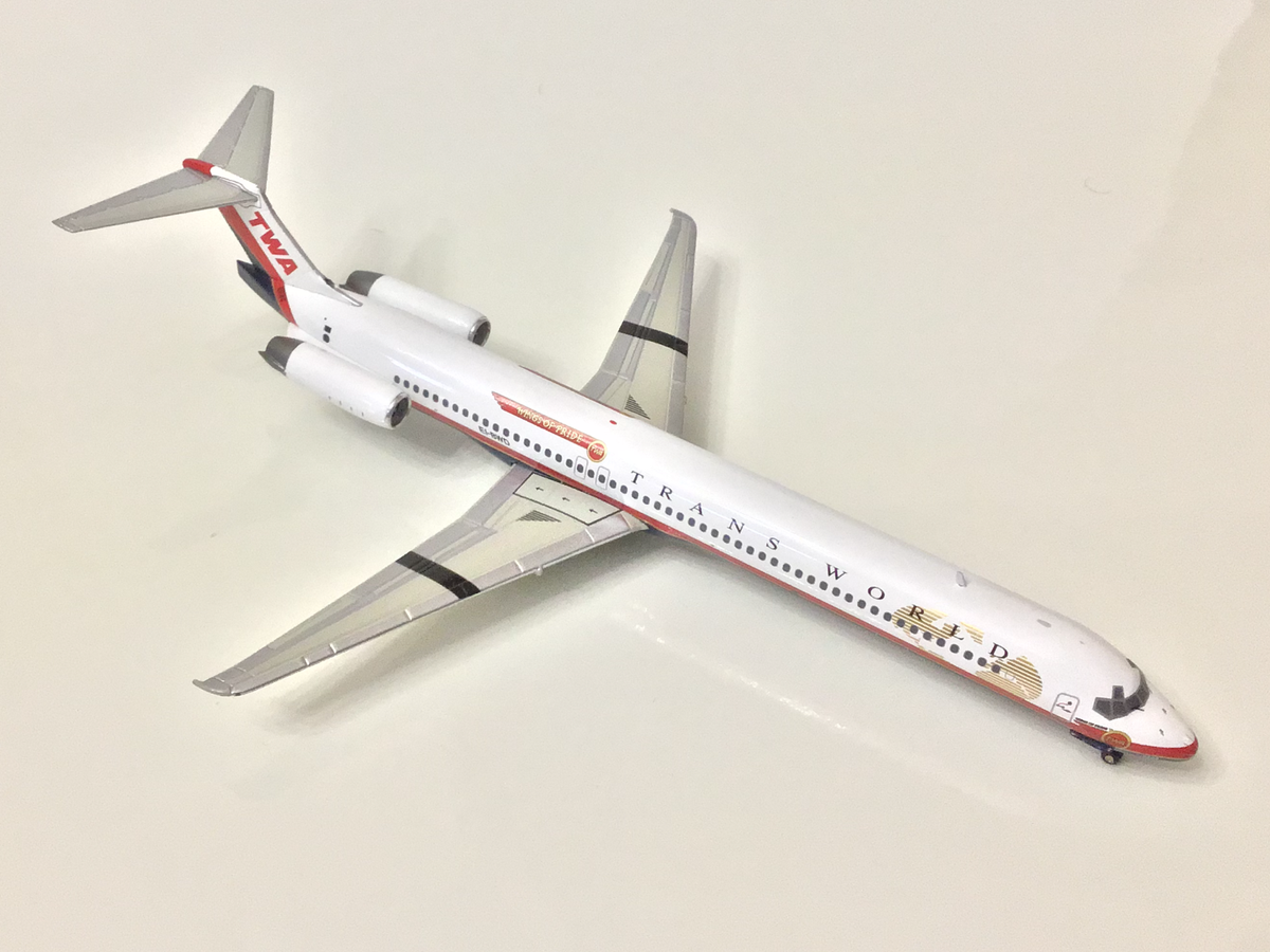 航空機・ヘリコプター Jet-X 1/200 MD-80 TWA Jet-X 1:200 TRANS WORLD 