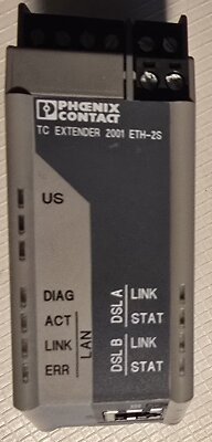 Phoenix Contact 2702409 TC Extender 2001 ETH-2S