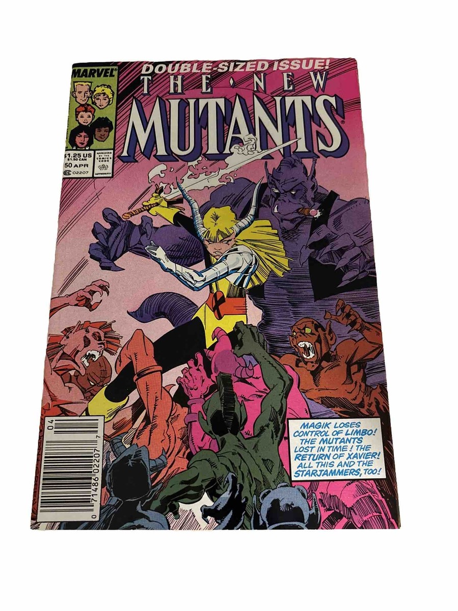 New Mutants #50 Double-Sized Issue Marvel Comics VF