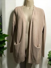 Universal Thread Heavier Knit Soft Cream Cardigan Sweater Size Medium