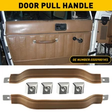 2X Car Interior Door Pull Handle Tan Front Left & Right For 1976-1986 Jeep CJ-7