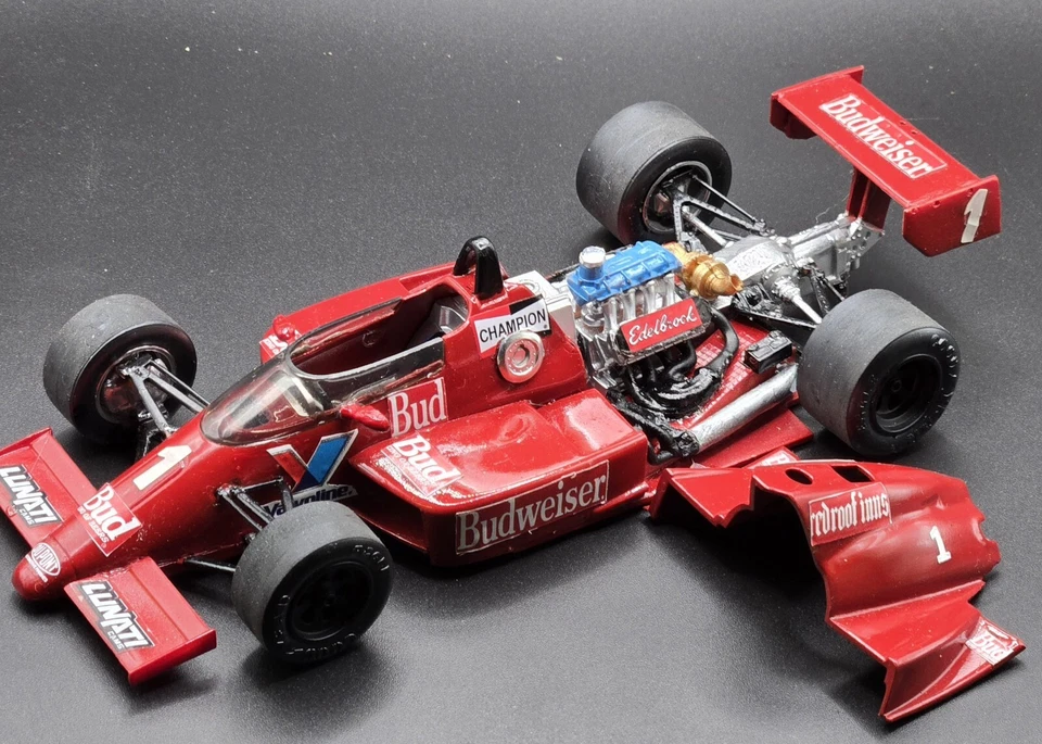 Bobby Rahal 1987 Budweiser #1 Indy Car Champion 1/24 modelo personalizado Foto 2 de 4