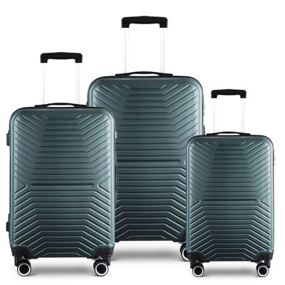 3 Piece Luggage Expandable Suitcase Set, Expandable Luggage Sets with TSA Lock