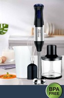 UK 1000W 4 in 1 6 Speed powerful hand held electric food Blender Mixer Stick