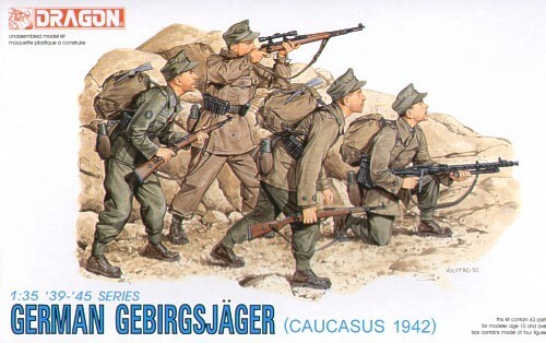 Dragon 1/35 Scale German Gebirgsjager Caucasus 1942 #6045