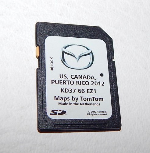 OEM 2013-2015 MAZDA CX-9 TomTom Maps SD Card Reader + Card (US) Navigation Bezel - Picture 8 of 9