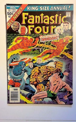 Fantastic Four Annual #11 1976 Marvel Thing Human Torch Invisible Woman Comic