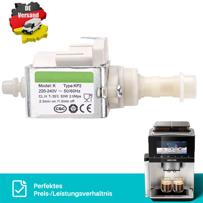 EP4GW Wasserpumpe 50Hz 48Watt für Bosch Siemens Neff Kaffeeautomat NEU