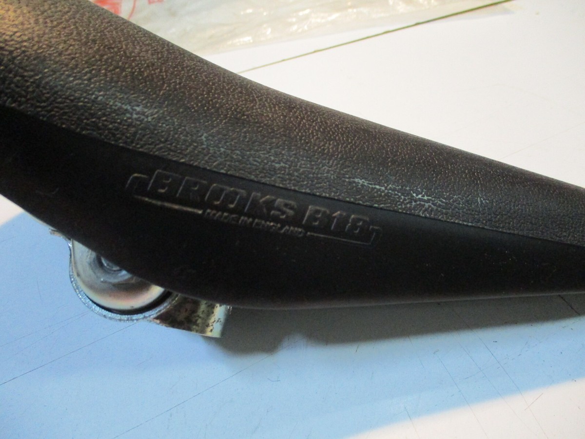 BROOKS B18 プラ Vintage BROOKS B18 BIKE SEAT ADULT saddle BLACK Plastic top