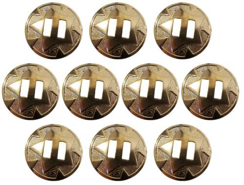 Conchos 3.2cm Classic Western Star Steel NP Silver Finish 36 Pieces - Foto 11