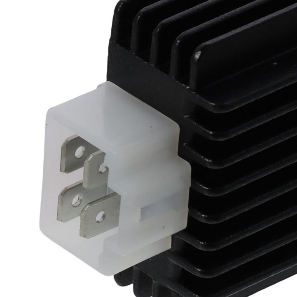 Black Voltage Regulator Rectifier 4 Pin Scooter Rectifier for 125cc