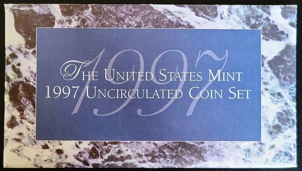 1997 P&D Mint Set Brilliant Uncirculated US with Envelope & COA (10 Coin Set) - Image 2 of 4