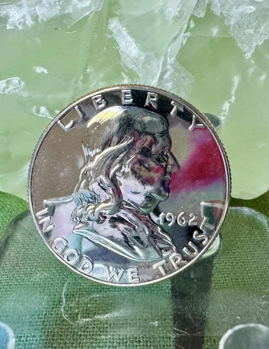 🔥1962 50C DCAM (Proof) Franklin Half SPECTACULAR DEEP MIRRORS *Roll Fresh~WOW!C