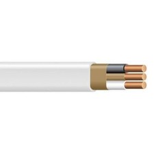 PER FOOT 14/2 NM-B Wire With Ground Non-Metallic Sheathed Cable White 600V