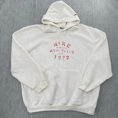 nike white sweater vintage