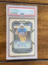 2022 Prizm Isaiah Spiller Auto Psa 10