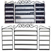 Flower Metal Frame Nail Polish Display Wall Rack Shelf Fit 118 -bottles - 5 Tier Flower Metal Frame Nail Polish Display Wall Rack Shelf Fit 118 -bottles - 5 Tier