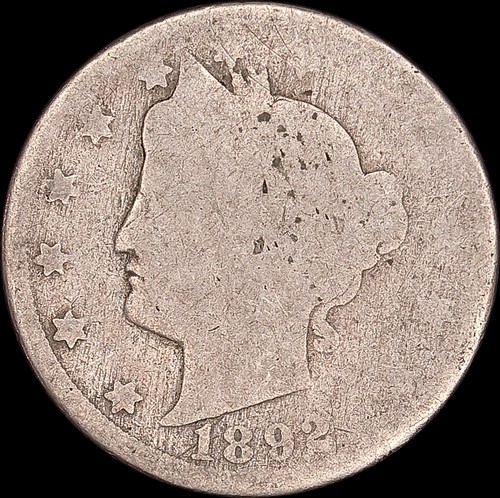 1892 5C Liberty Head "V" Nickel Uncertified Circulated