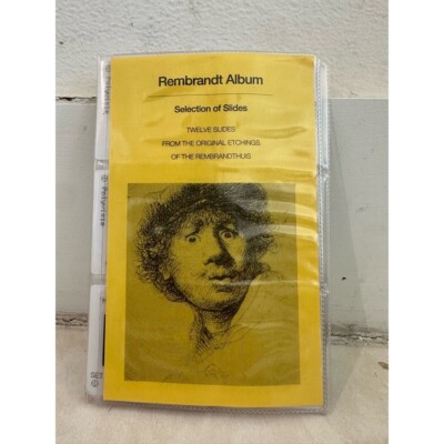 Rembrandt Projection Album Selection of Slides Twelve Slides Original Etchings