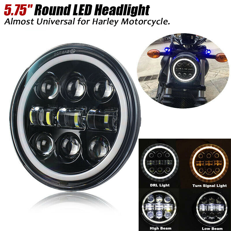 Proyector LED Hi/Lo DRL de 5,75"" 5-3/4"" con Halo Angel Eye homologado E