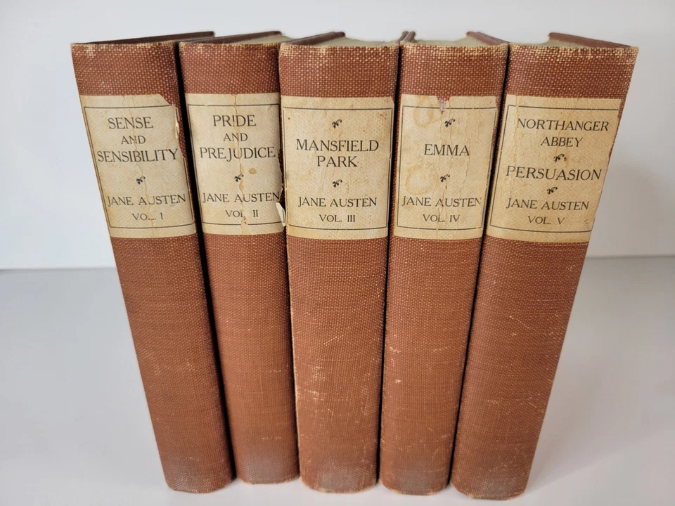The Novels Of Jane Austen ~ 1926 R. W. Chapman Second Edition ~ Five Volumes Foto 4 de 4