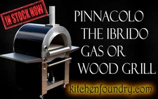 Pinnacolo ibrido Hybrid Pizza Wood Gas Grill Bundle Package Accessories Bundle