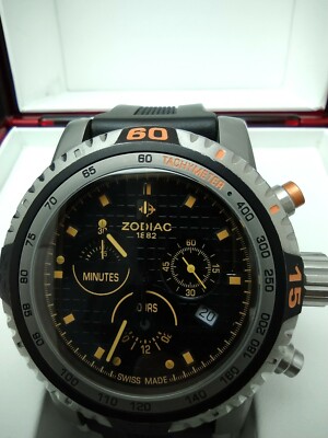 k622 Men's Handsome Zodiac 1882 Crossover ZO7102 Wristwatch | eBay