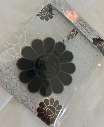 Takashi Murakami Kaikai Kiki Llavero Flor Goma Transparente Negro de Japón - NUEVO - Imagen 18 de 24