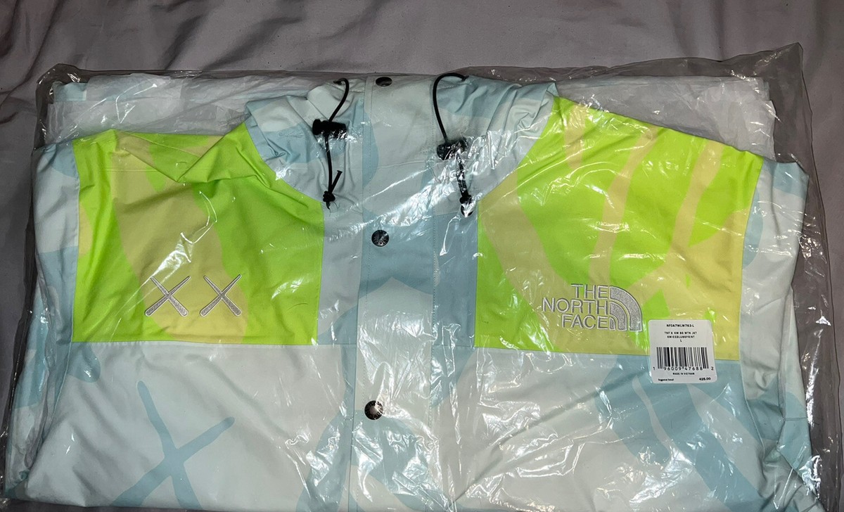 the north face x kaws retro 1986 mountain jacket ice blue 86 the north face x kaws retro 1986 mountain jacket ice blue 86