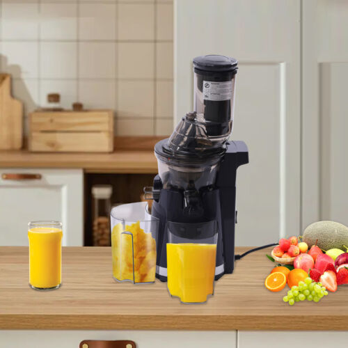 Kitchen Quiet Slow Juicer Masticating Juicer Machine Cold Press Extractor - Photo 1/12