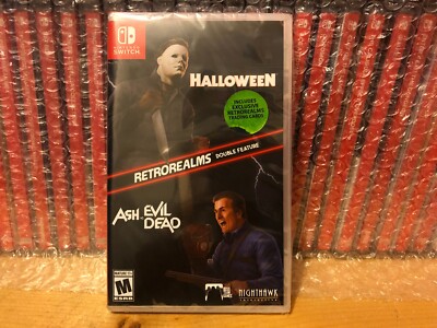 Halloween and Ash vs Evil Dead RetroRealms Double Feature (Nintendo Switch) NEW