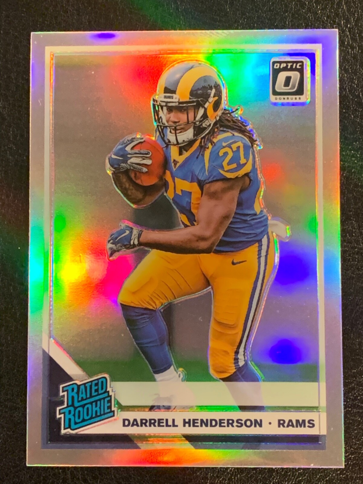 2019 Optic DARRELL HENDERSON #160 Silver Holo Rookie (B) - LA RAMS Super Bowl