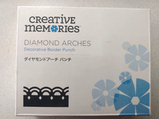 Creative Memories DIAMOND ARCHES Decorative Border Punch NEW Stand Alone NLA