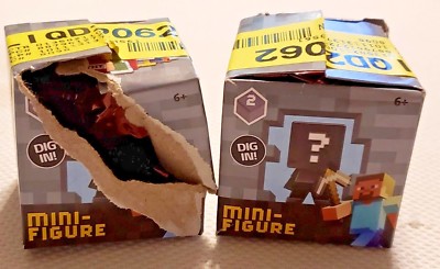 LOT OF 3 MINECRAFT STONE SERIES 2 BLIND BOX FIGURES