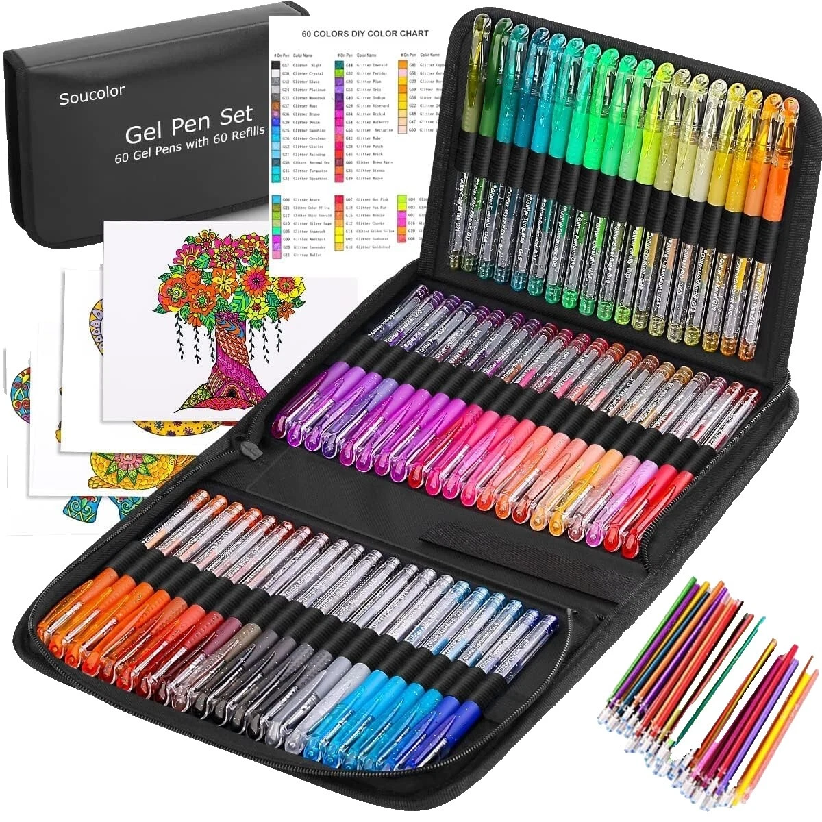 Glitter Pens & Markers for Artists