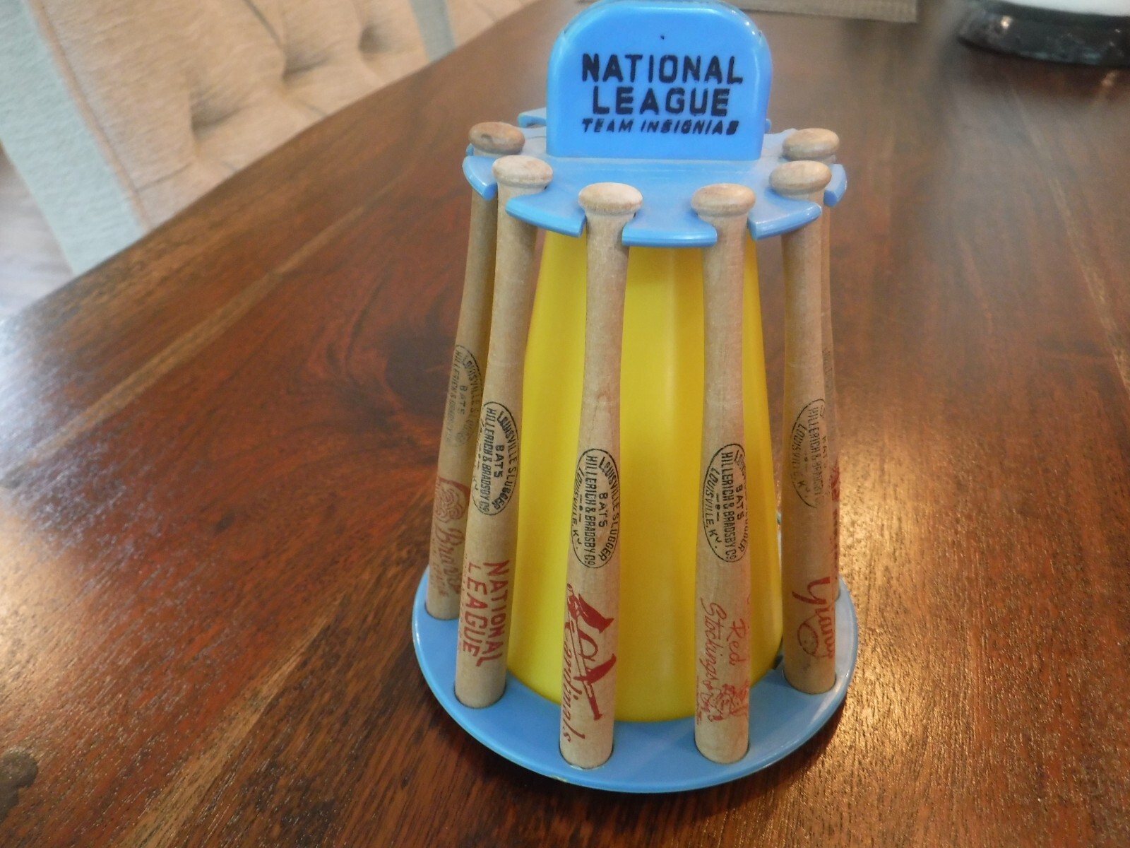 Louisville Slugger Mini **Wood Bat Bank 6 Bats Only eBay