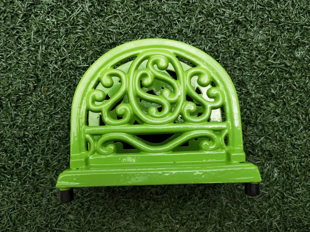 Green napkin holder sale