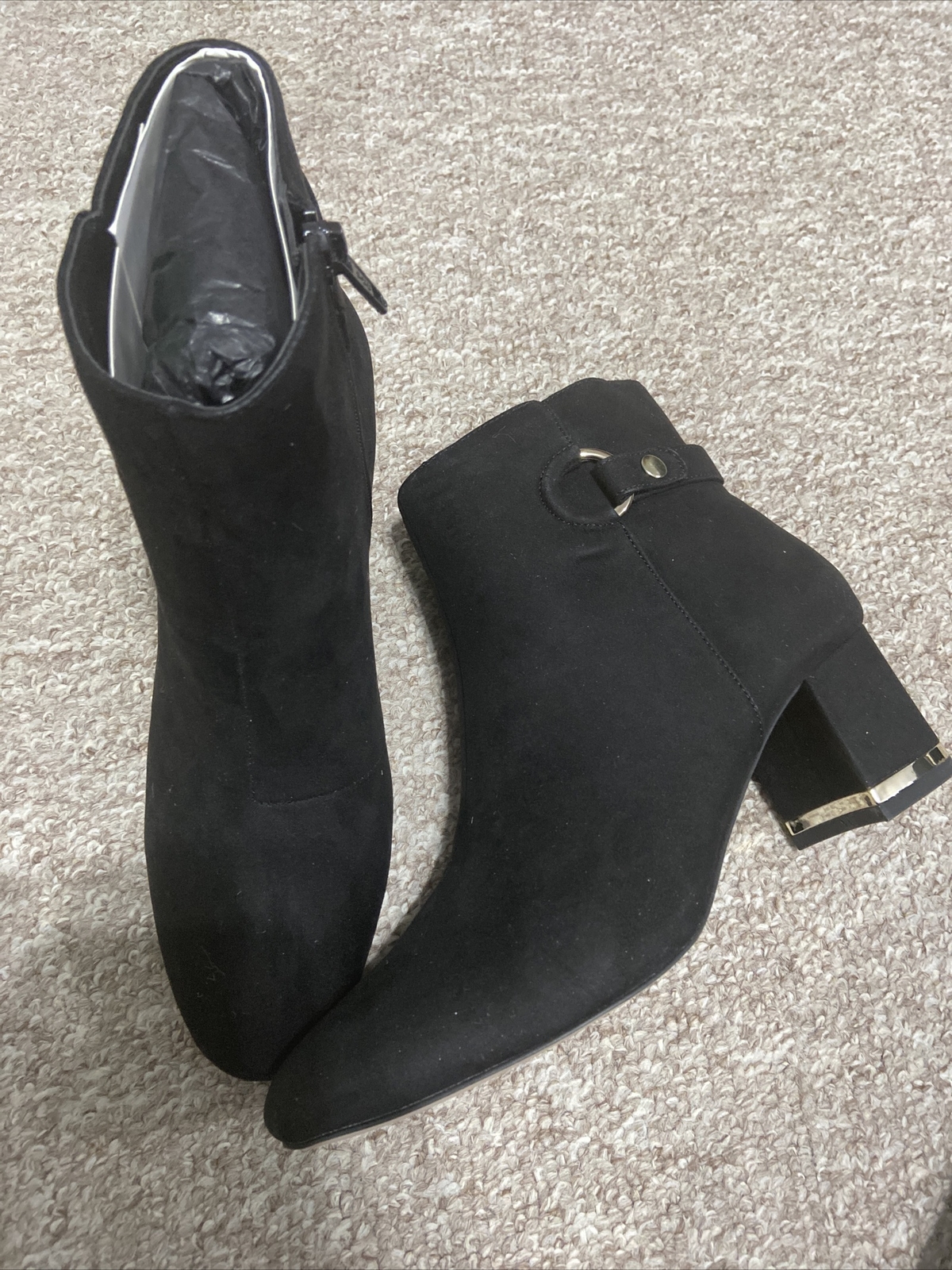 dorothy perkins black ankle boots 5 New 